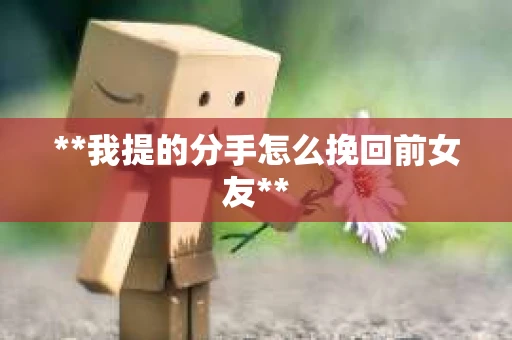**我提的分手怎么挽回前女友**
