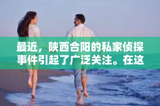 最近，陕西合阳的私家侦探事件引起了广泛关注。在这个信息爆炸的时代，隐私保护显得尤为重要。今天，我们就来聊聊这个事件，看看它背后的一些故事。