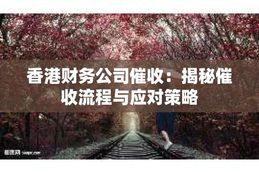香港财务公司催收:揭秘催收流程与应对策略 香港财务公司催收:揭秘催收流程与应对策略