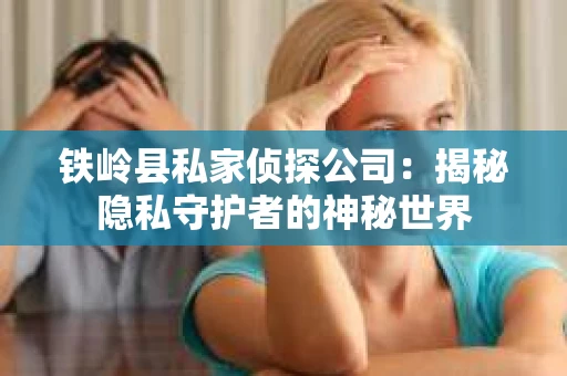 铁岭县私家侦探公司：揭秘隐私守护者的神秘世界