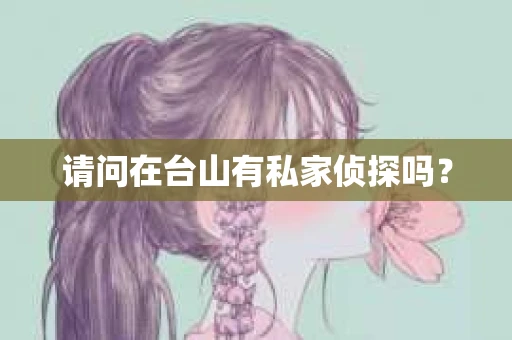 请问在台山有私家侦探吗？