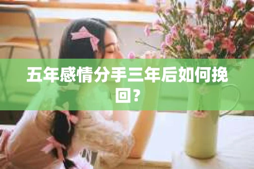 五年感情分手三年后如何挽回？