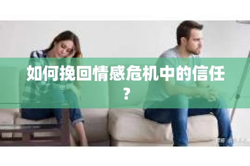如何挽回情感危机中的信任？