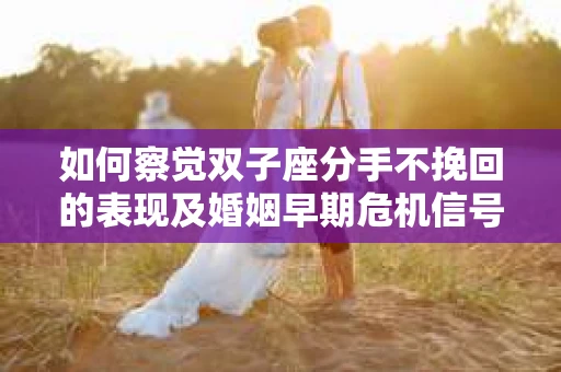 如何察觉双子座分手不挽回的表现及婚姻早期危机信号？