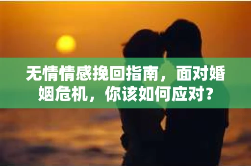 无情情感挽回指南,面对婚姻危机,你该如何应对? 无情情感挽回指南,面对婚姻危机,你该如何应对?